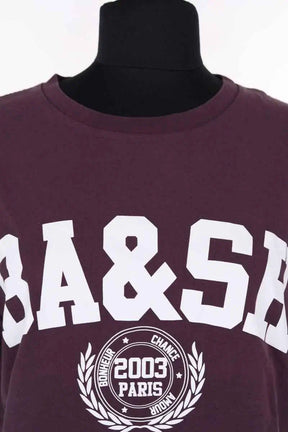 T-shirt Ba&Sh Violet en Coton