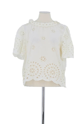 T-shirt Bellerose Blanc en Coton, taille S - Seconde Main