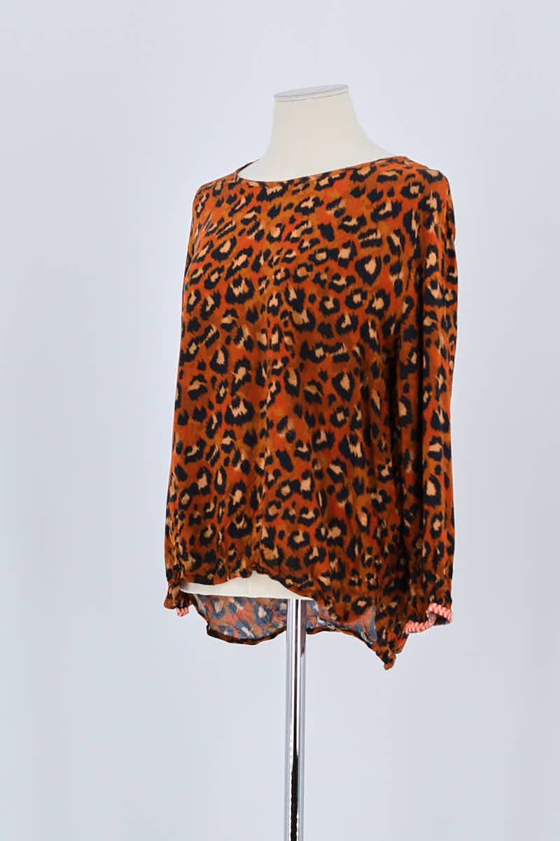 T-shirt Bellerose Orange en Viscose