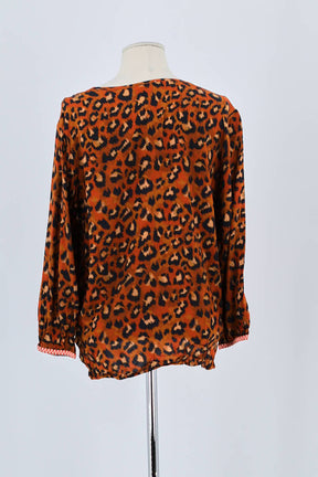 T-shirt Bellerose Orange en Viscose