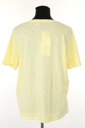 T-shirt Berenice Summer romance Jaune en Coton