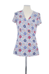 T-shirt Boden Blanc en Viscose, taille XL - Seconde Main