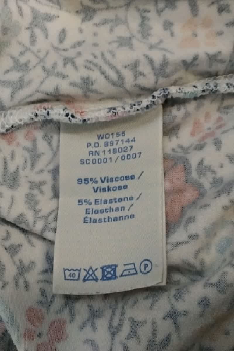 T-shirt Boden Blanc en Viscose