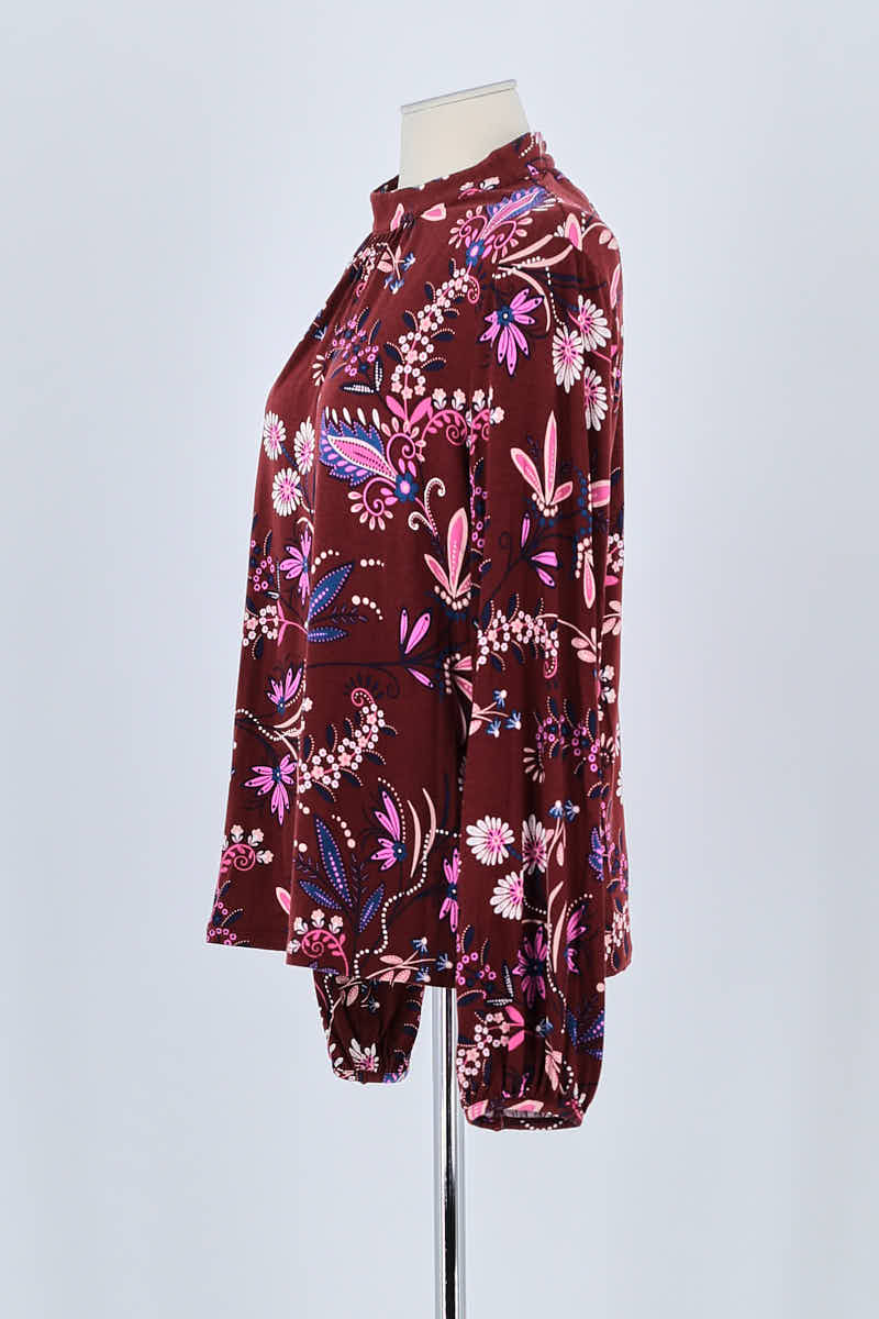T-shirt Boden Bordeaux en Viscose