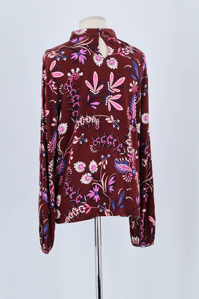 T-shirt Boden Bordeaux en Viscose