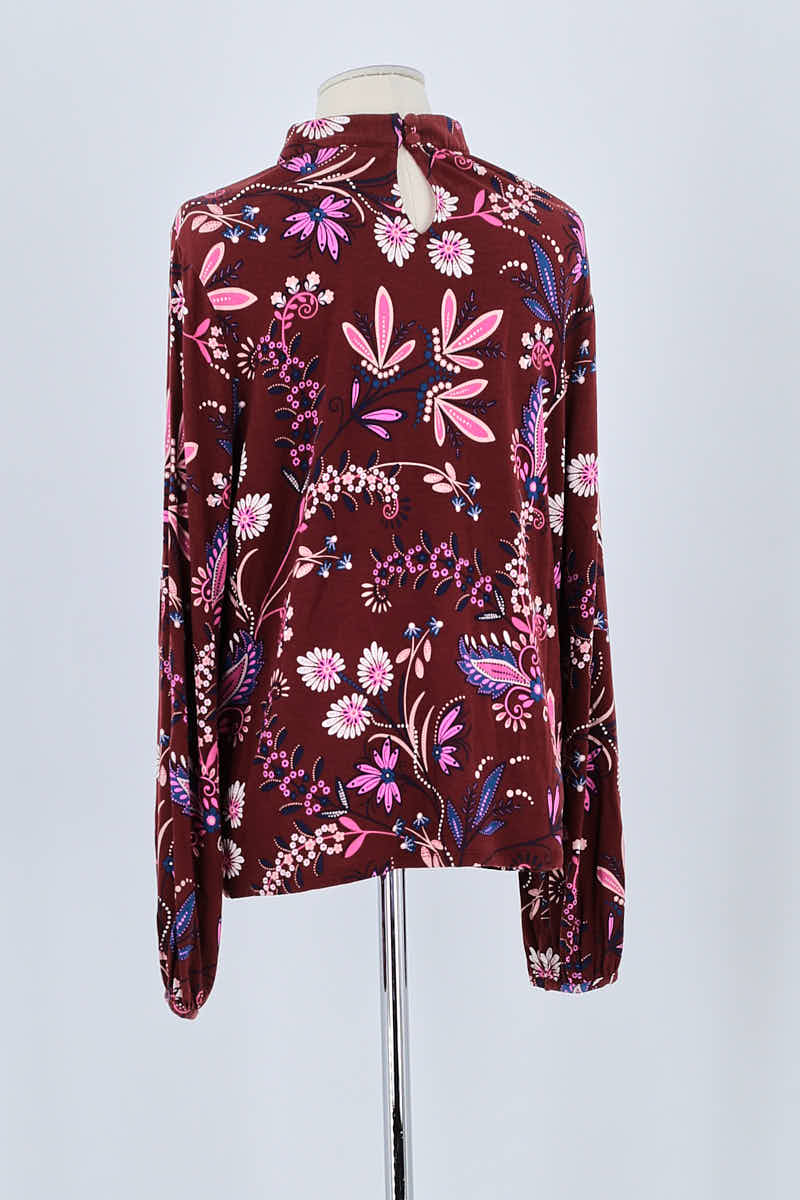 T-shirt Boden Bordeaux en Viscose