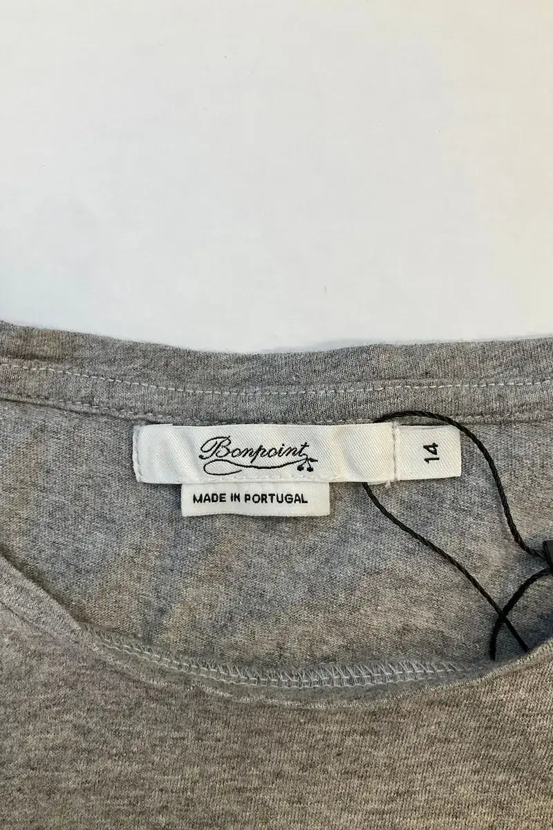 T-shirt Bonpoint Anthracite en Coton