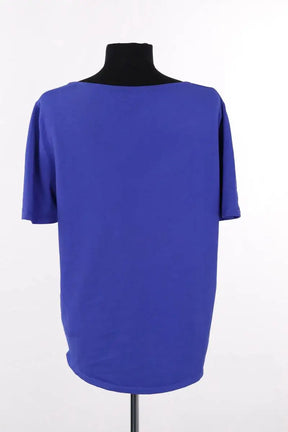 T-shirt Burberry Bleu en Synthétique
