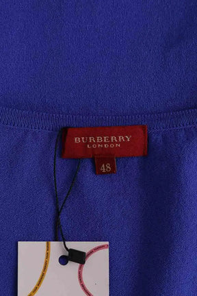 T-shirt Burberry Bleu en Synthétique