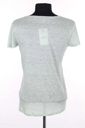 T-shirt Burberry Vert en Lin