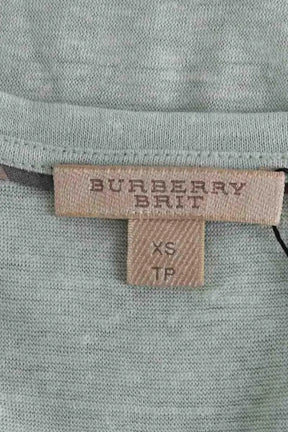 T-shirt Burberry Vert en Lin