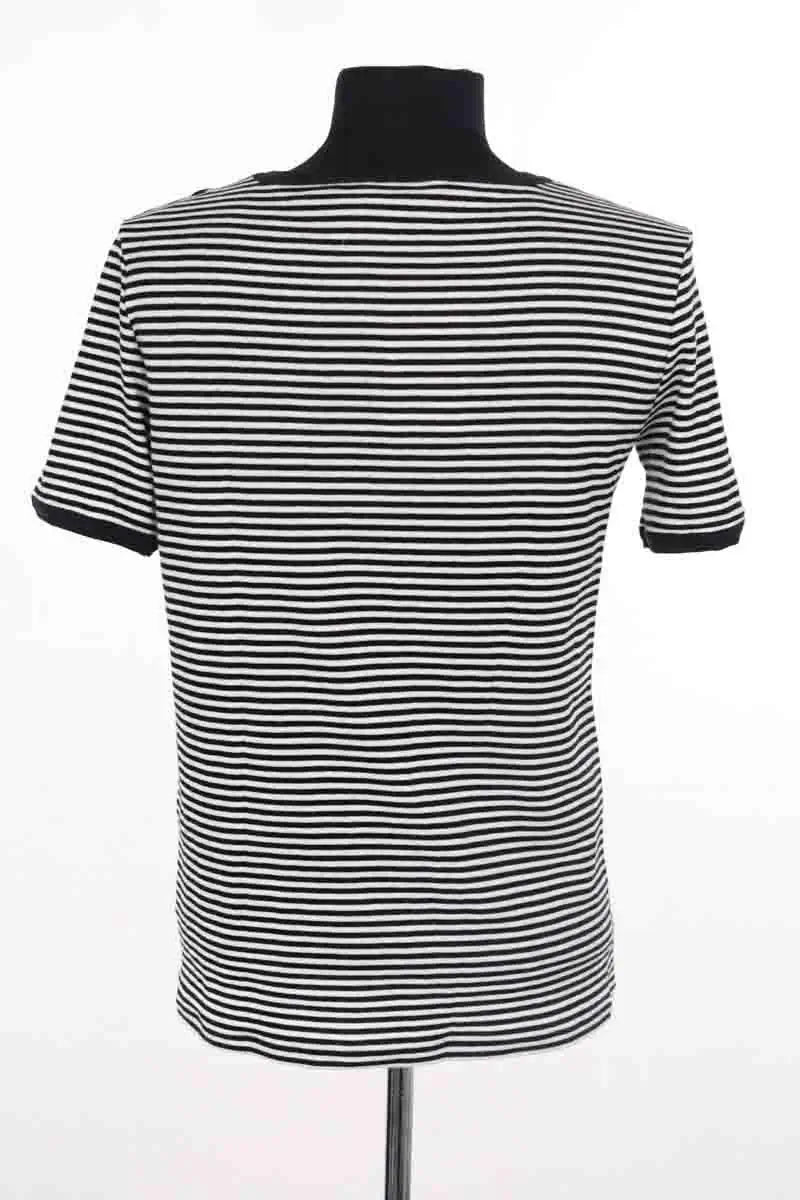 T-shirt Celine Anchor Noir en Coton