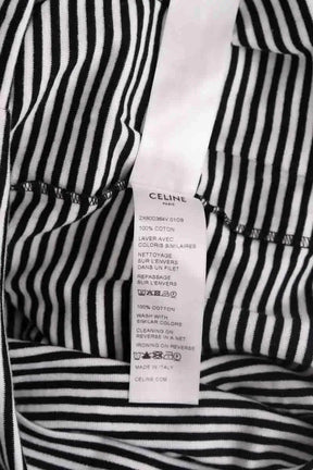 T-shirt Celine Anchor Noir en Coton