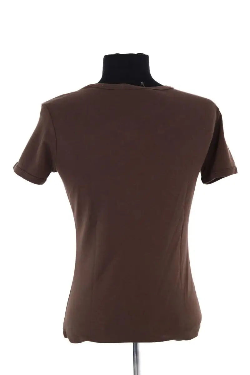 T-shirt Celine Marron en Coton