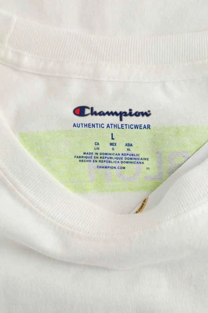 T-shirt Champion Blanc en Coton