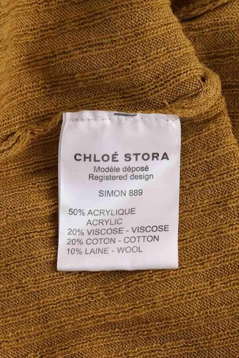 T-shirt Chloé Stora Jaune en Coton
