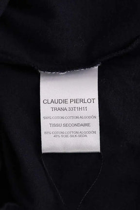 T-shirt Claudie Pierlot Bleu en Coton