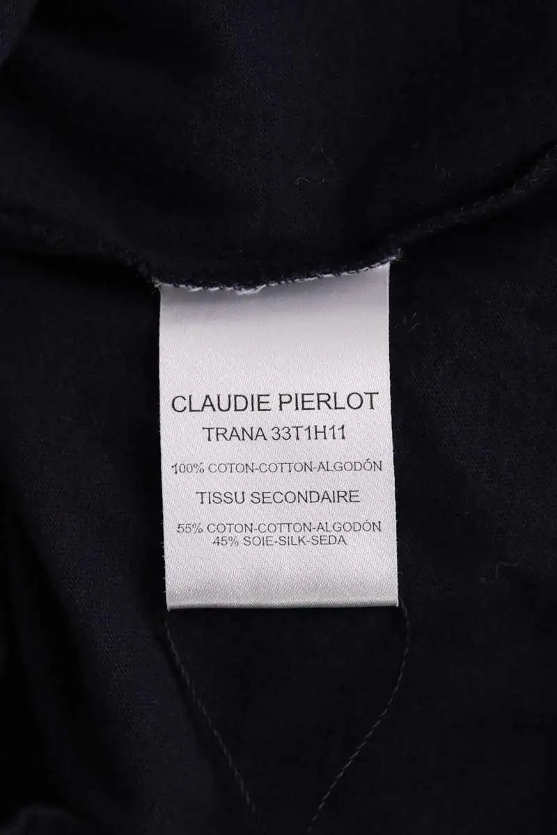 T-shirt Claudie Pierlot Bleu en Coton