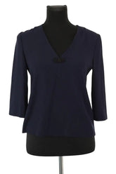 T-shirt Claudie Pierlot Marine en Coton, taille S - Seconde Main