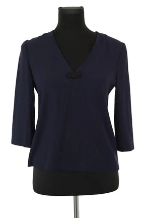 T-shirt Claudie Pierlot Marine en Coton, taille S - Seconde Main