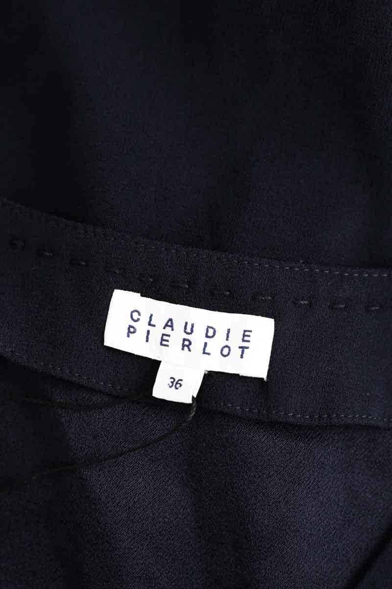 T-shirt Claudie Pierlot Marine en Coton