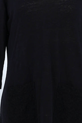 T-shirt Claudie Pierlot Noir en Lin