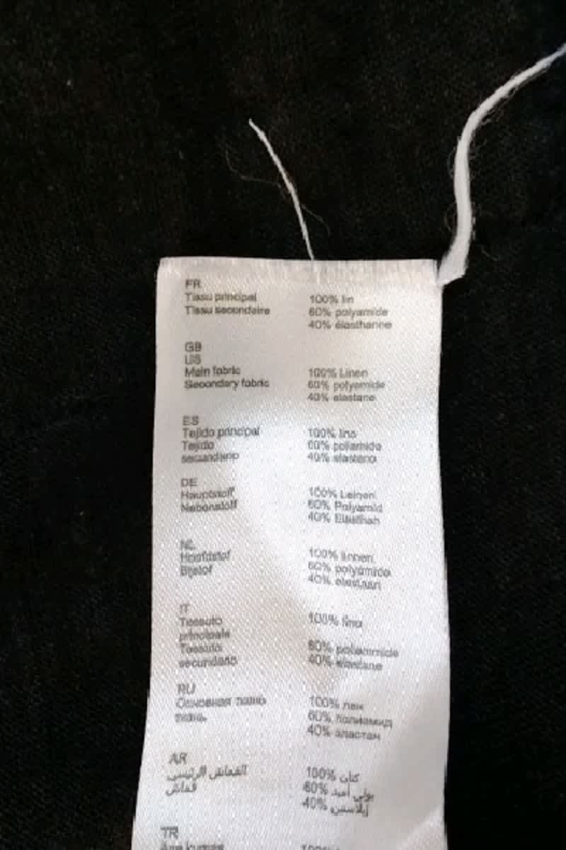 T-shirt Claudie Pierlot Noir en Lin