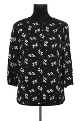 T-shirt Claudie Pierlot Noir en Viscose, taille S - Seconde Main