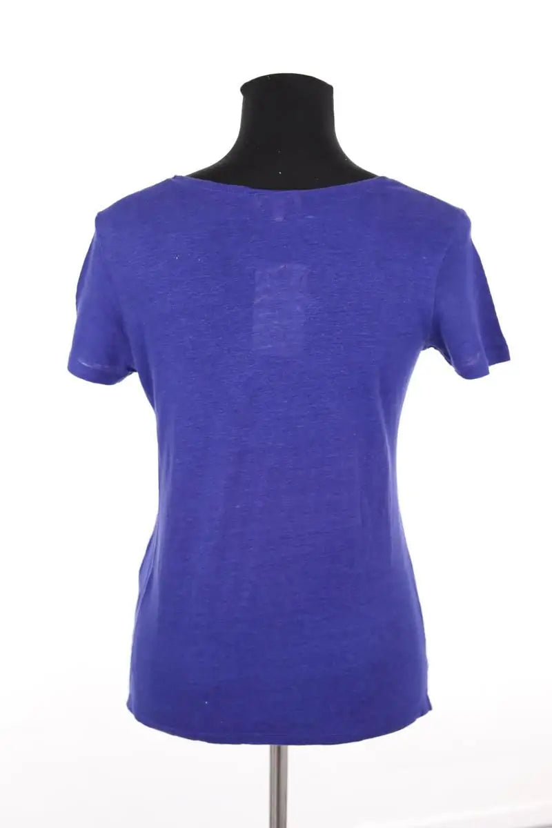 T-shirt Claudie Pierlot Violet en Lin
