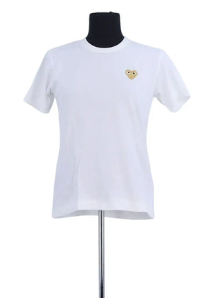 T-shirt Comme Des Garçons Blanc en Coton, taille L - Seconde Main