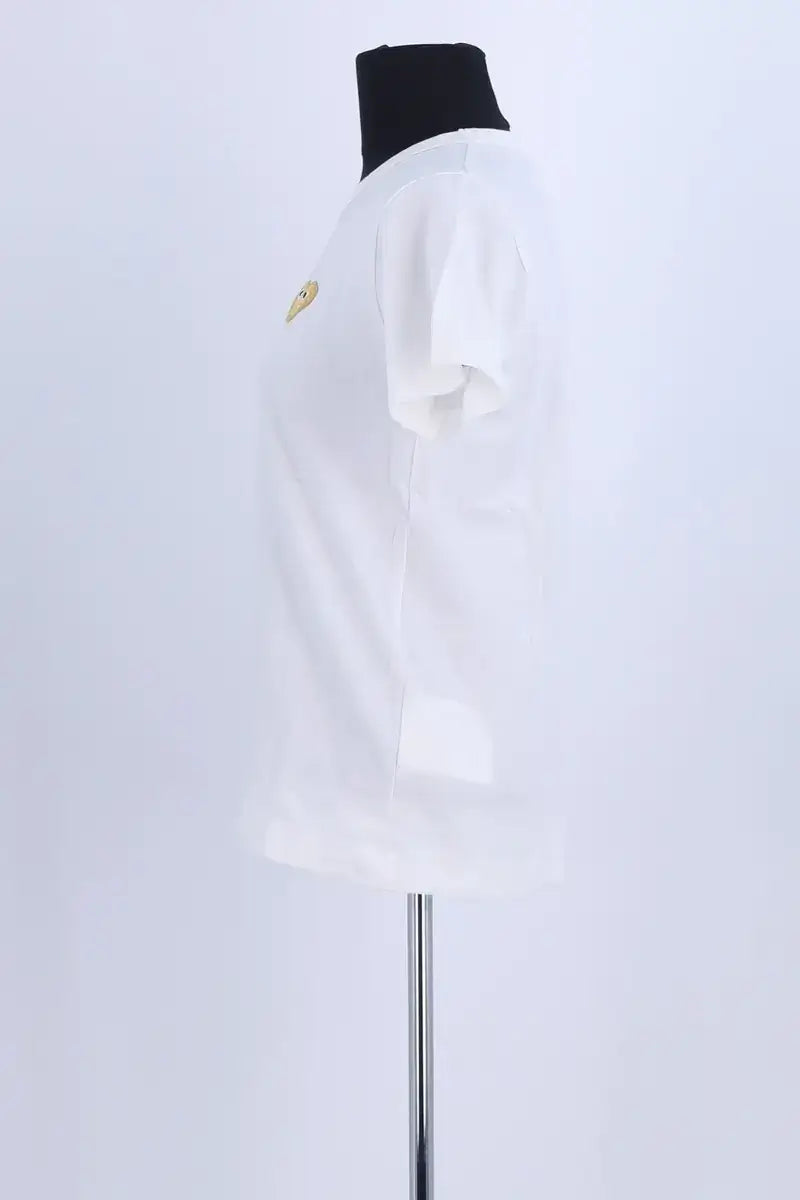 T-shirt Comme Des Garçons Blanc en Coton