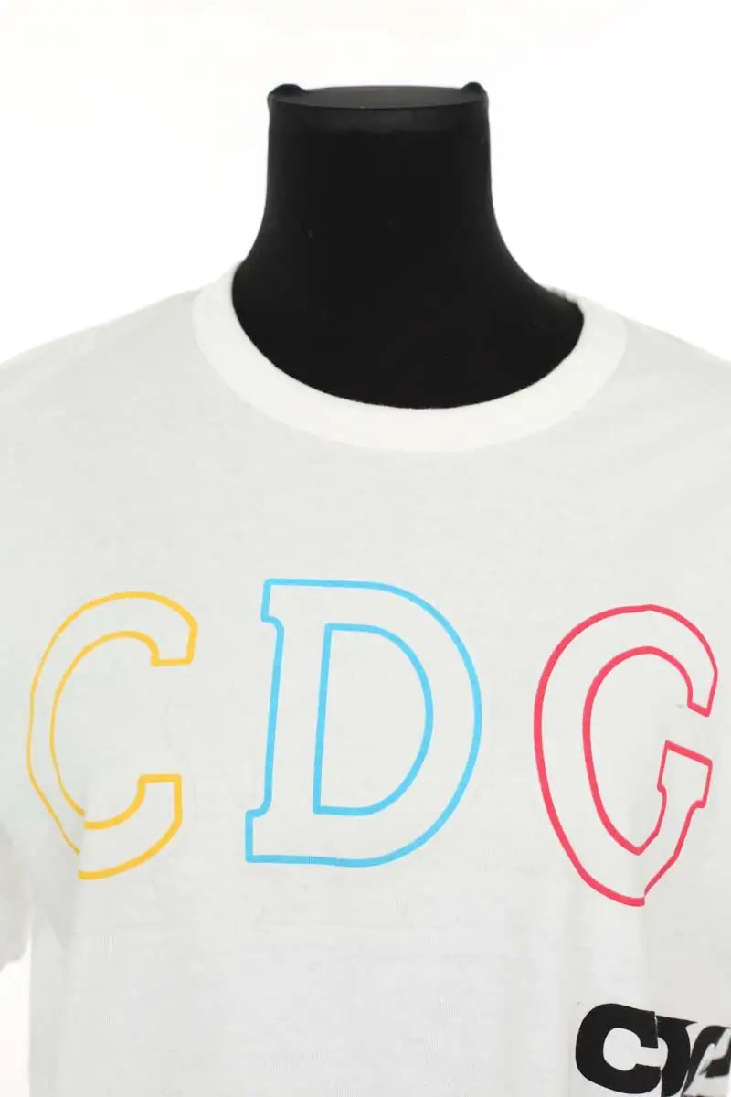 T-shirt Comme Des Garçons Blanc en Coton
