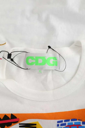 T-shirt Comme Des Garçons Blanc en Coton