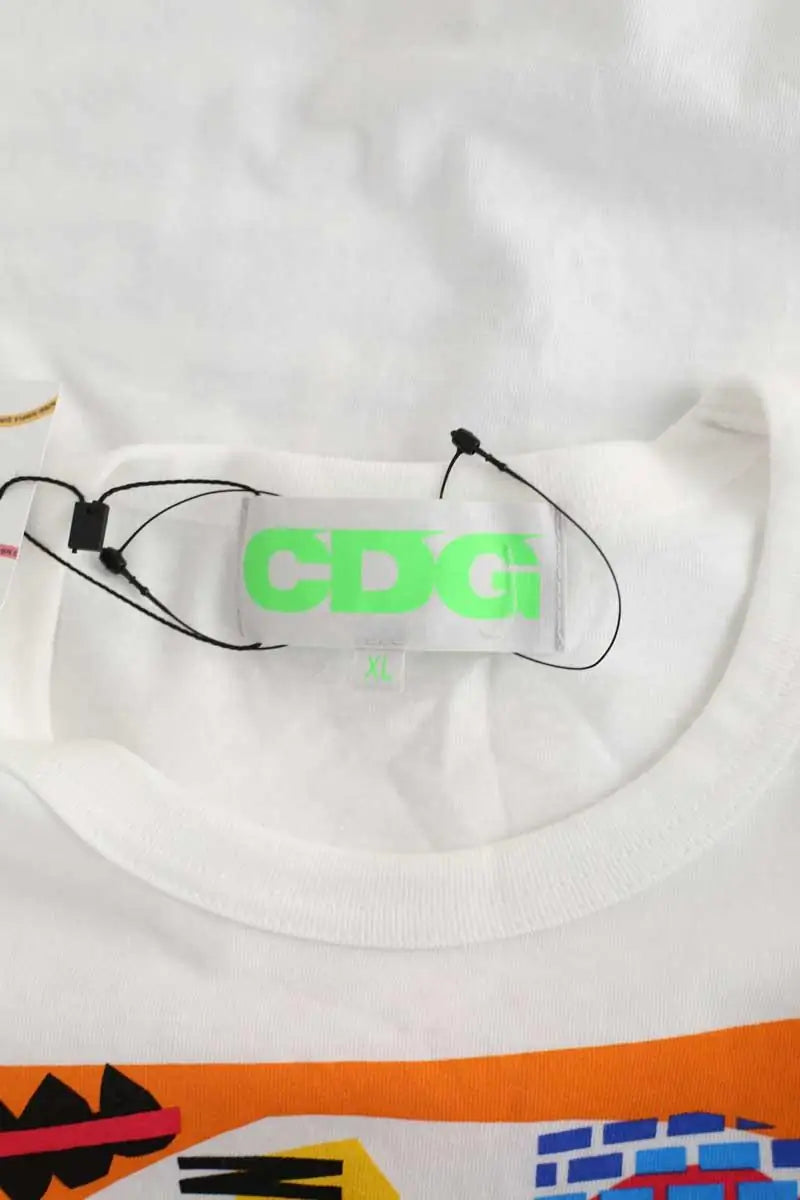 T-shirt Comme Des Garçons Blanc en Coton