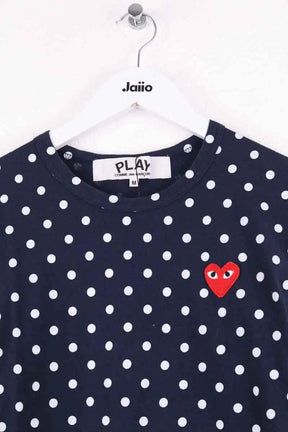 T-shirt Comme Des Garçons Bleu en Coton