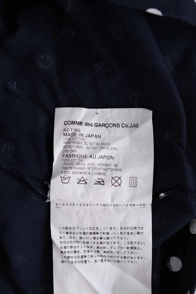 T-shirt Comme Des Garçons Bleu en Coton
