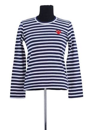 T-shirt Comme Des Garçons Marine en Coton, taille M - Seconde Main