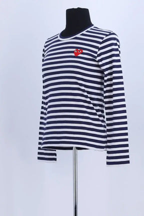 T-shirt Comme Des Garçons Marine en Coton