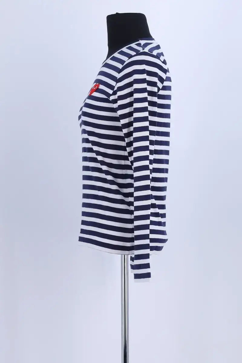 T-shirt Comme Des Garçons Marine en Coton