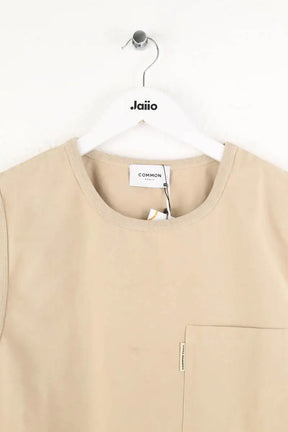T-shirt Common Paris Beige en Coton