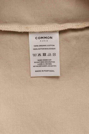 T-shirt Common Paris Beige en Coton