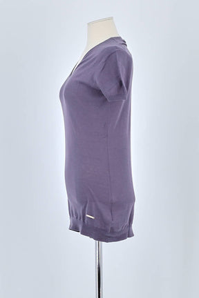 T-shirt Costume National Violet en Coton