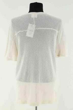 T-shirt Courrèges Beige en Coton