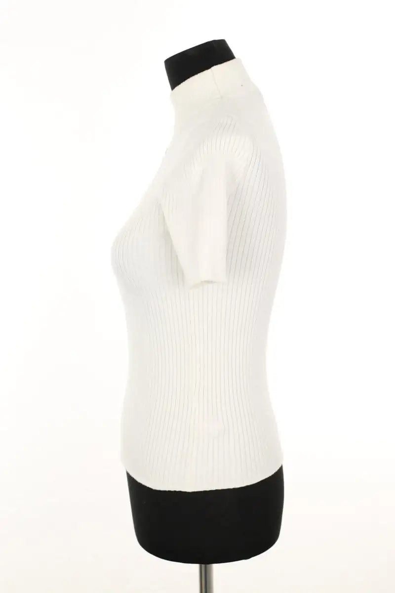 T-shirt Courrèges Blanc en Synthétique