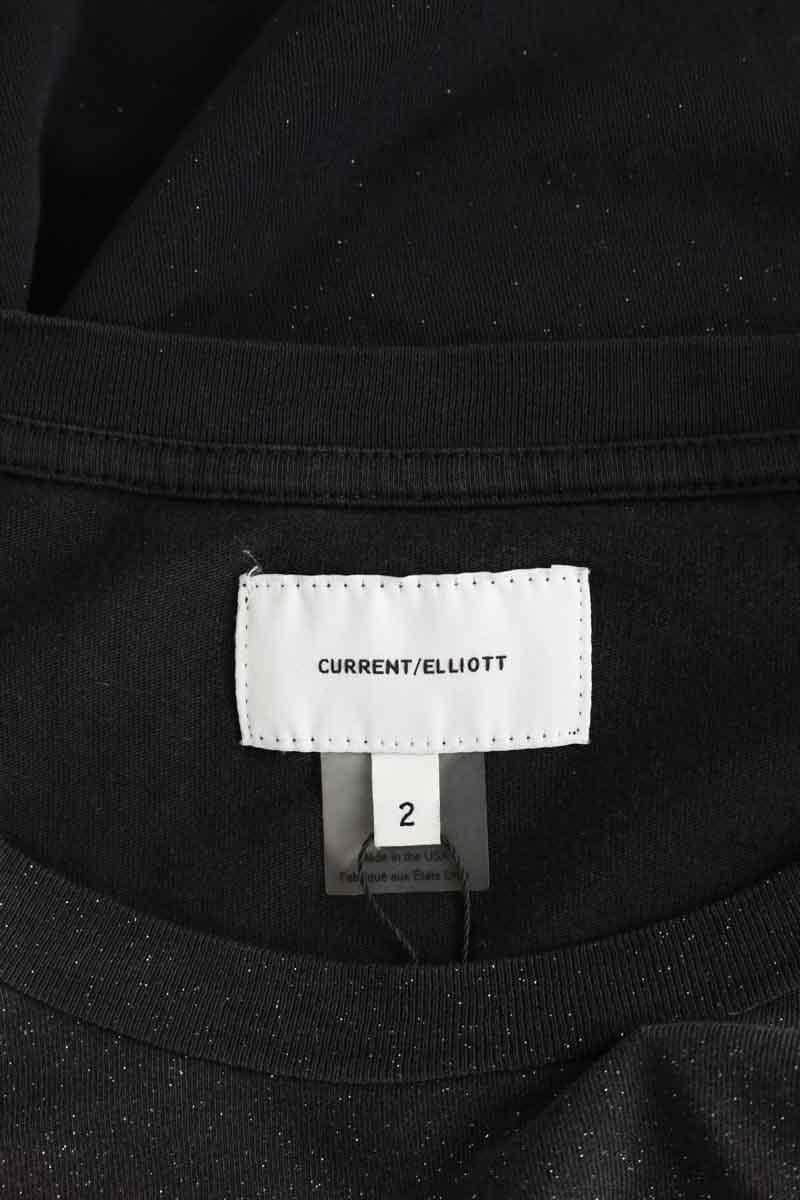 T-shirt Current Elliott Anthracite en Coton
