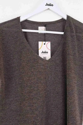 T-shirt Des Petits Hauts Gris en Coton