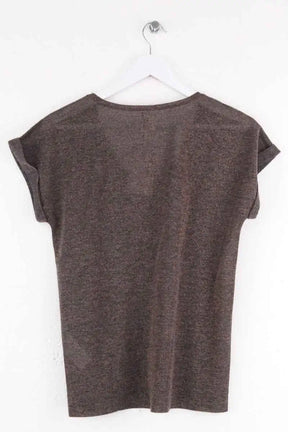 T-shirt Des Petits Hauts Gris en Coton