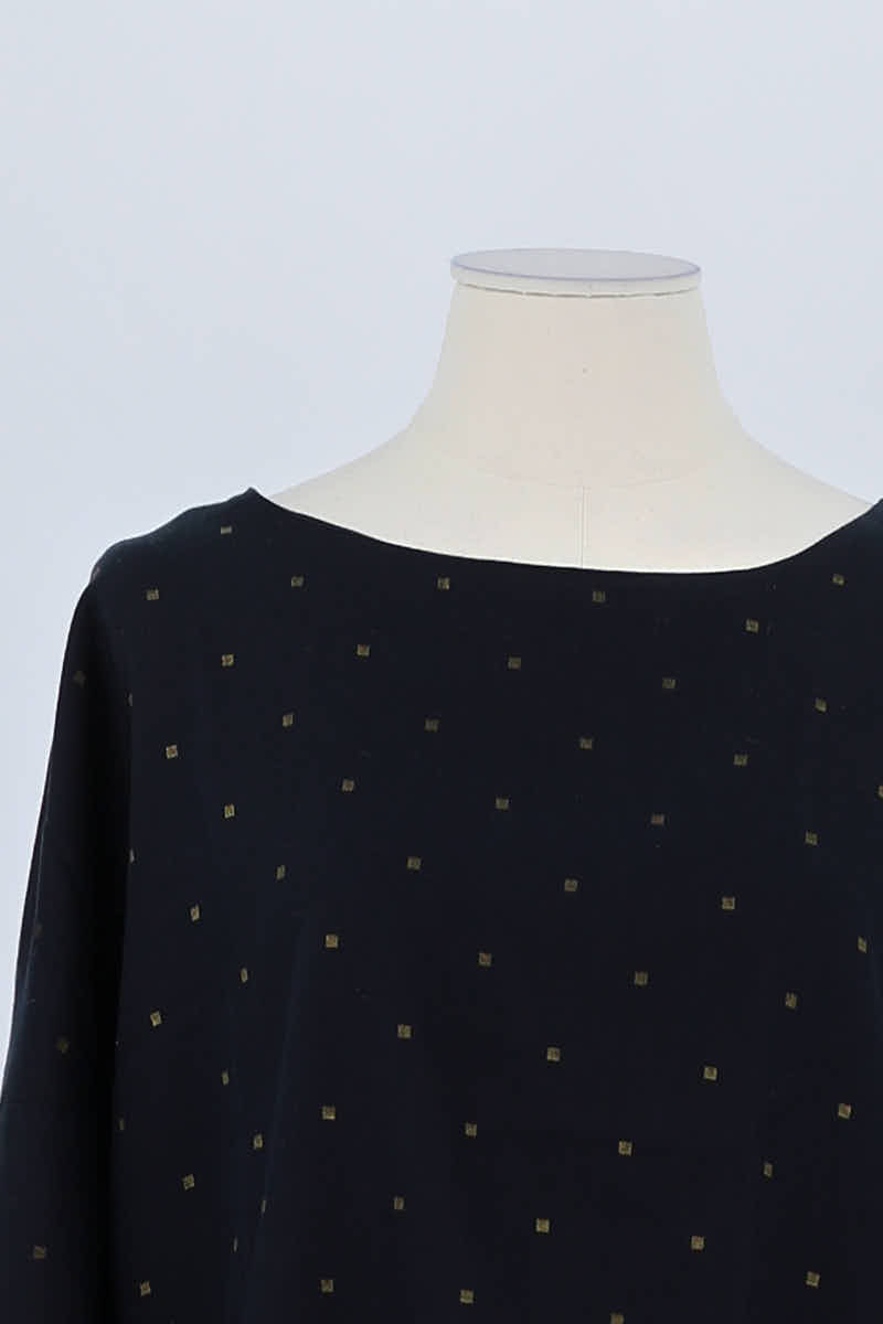 T-shirt Des Petits Hauts Noir en Coton