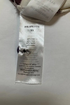 T-shirt Des Petits Hauts Violet en Coton