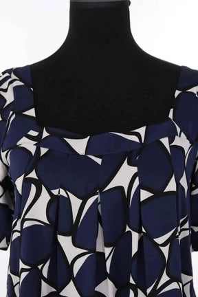 T-shirt Diane Von Furstenberg Marine en Soie